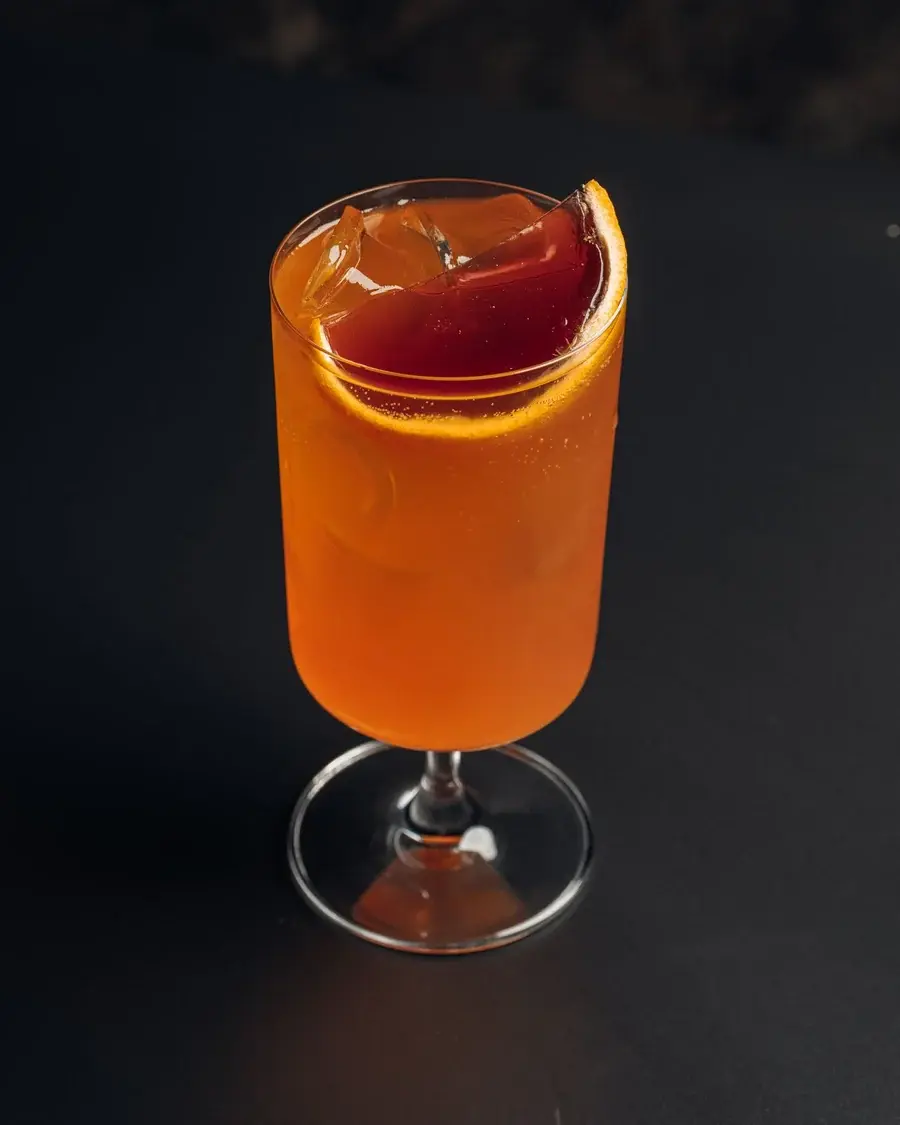 Pops Mimosa, made at The Apollo