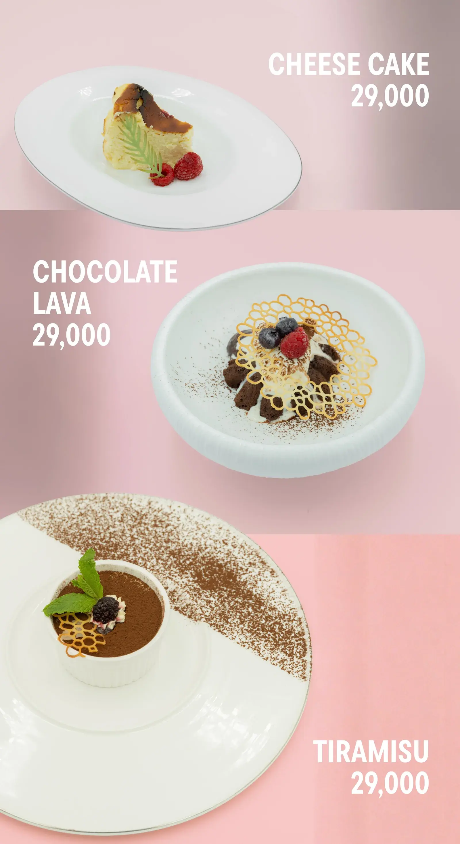 Food-Salad-Soup-Dessert menu, page 8