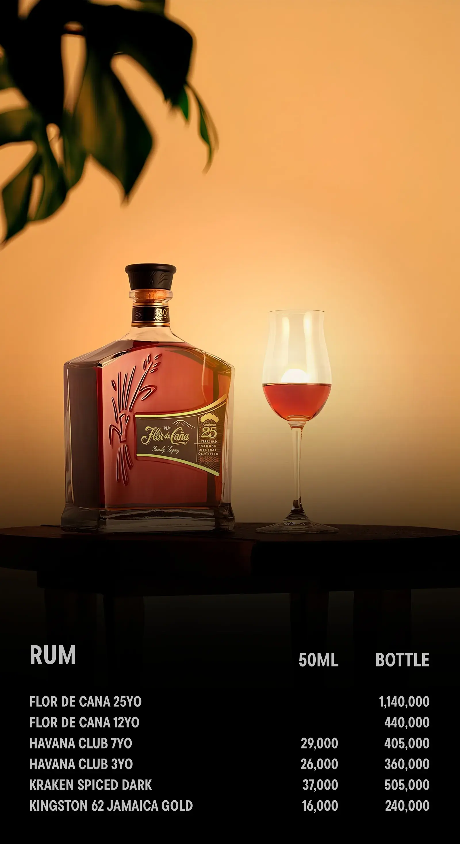 Lounge-Alcohol menu, page 3